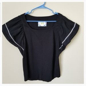 Anthropologie Maeve Butterfly Top